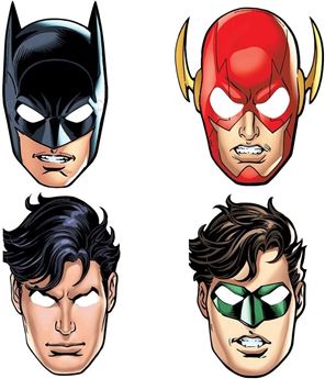 Picture of Caretas Liga de la Justicia (8 unidades)