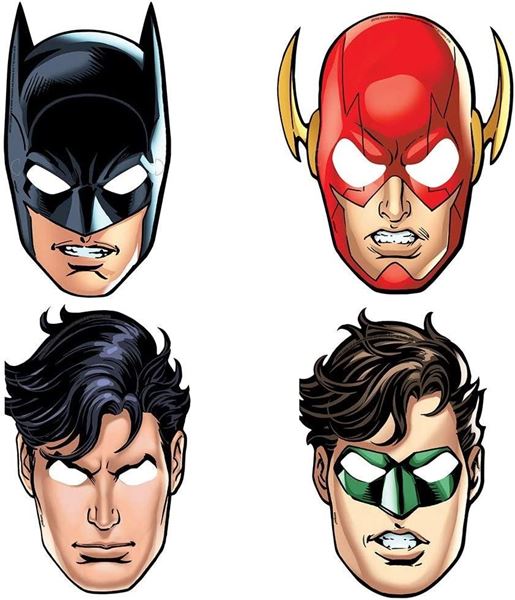 Picture of Caretas Liga de la Justicia (8 unidades)