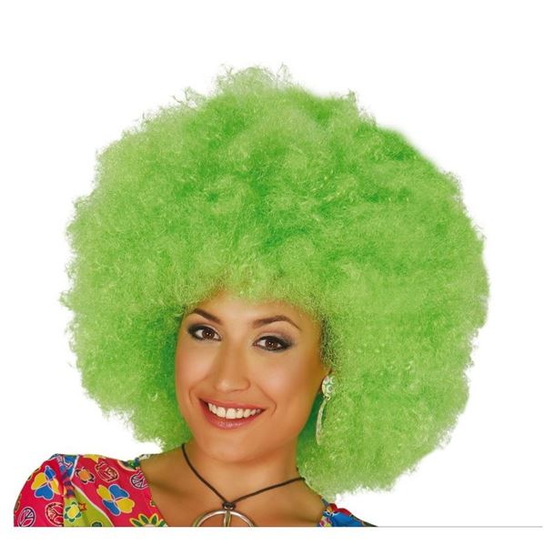 Imagen de Peluca Afro Verde 