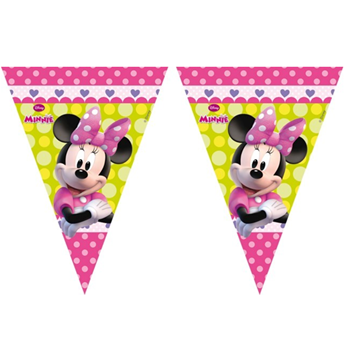 Imagen de Banderín Minnie Mouse Disney Rosa plástico (2m)