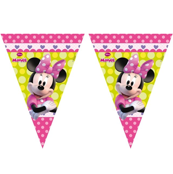 Imagen de Banderín Minnie Mouse Disney Rosa plástico (2m)
