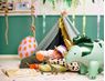 Imagen de Globo Dino Triceratops Verde (93cm)