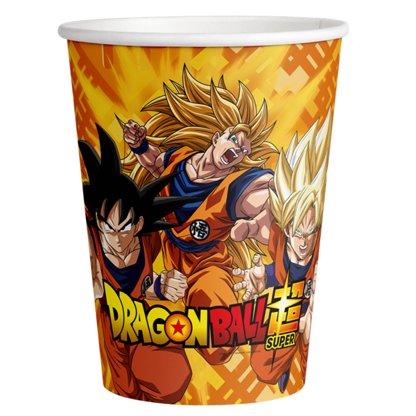 Imagen de Vasos Dragon Ball cartón (8 unidades)