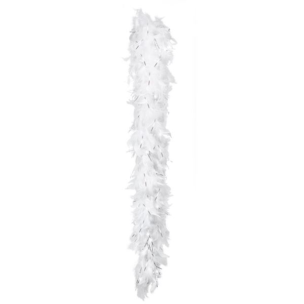 Imagen de Boa Plumas Blancas Glamour (50g)