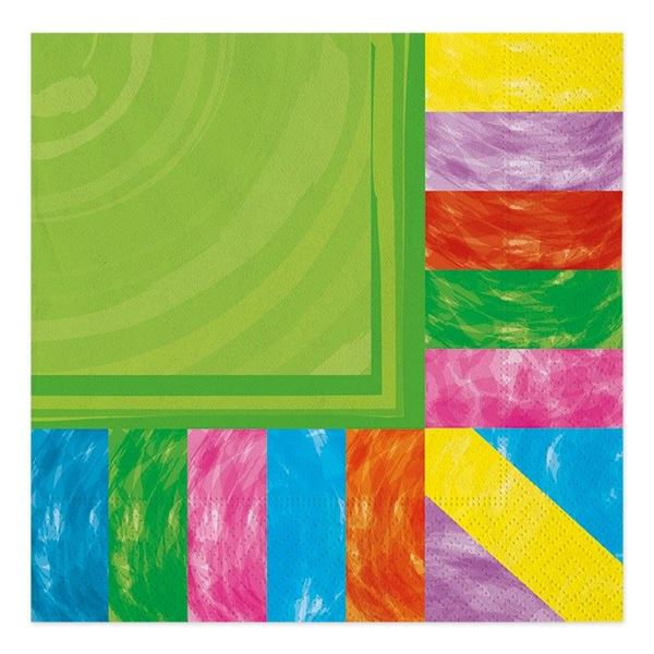 Imagen de Servilletas Fiesta Multicolor papel (20)