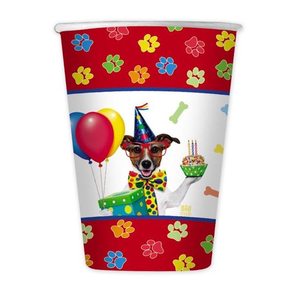 Picture of Vasos Dog Party cartón (8 uds)