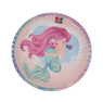 Picture of Platos Sirena del Mar cartón 18cm (8 unidades)