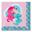 Picture of Servilletas Sirena del Mar 33cm (20 uds.)