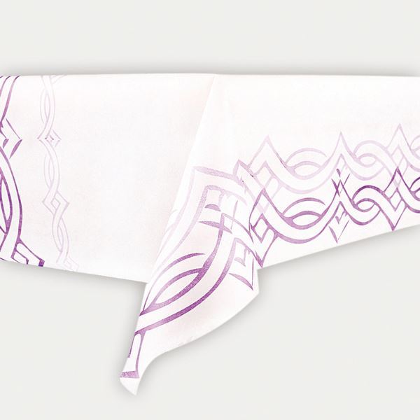 Picture of Mantel Blanco TNT Filigrana Morada