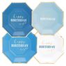 Imagen de Platos Happy Birthday Mix Azul cartón 24cm (8)