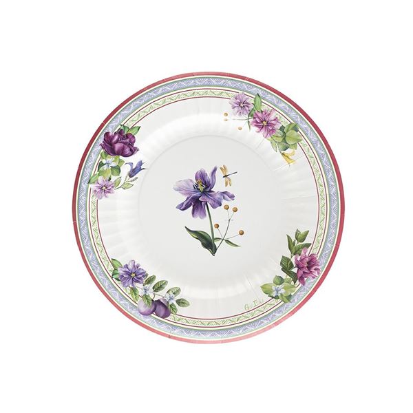 Imagen de Platos Blossom cartón 21cm (8)