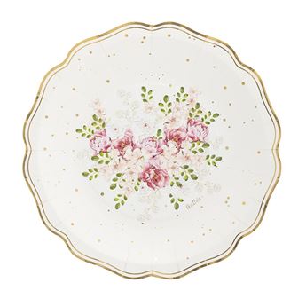 Imagen de Platos Queen Rose cartón 27cm (8)