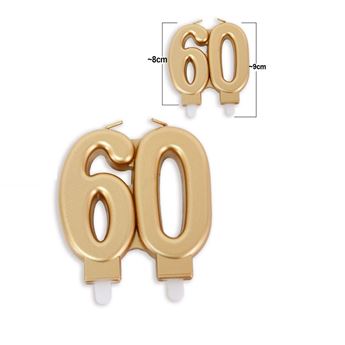 Picture of Vela Número 60 Dorada