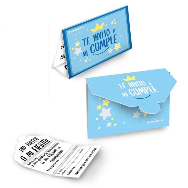 Imagens de Invitaciones Feliz Cumple Azul (6)