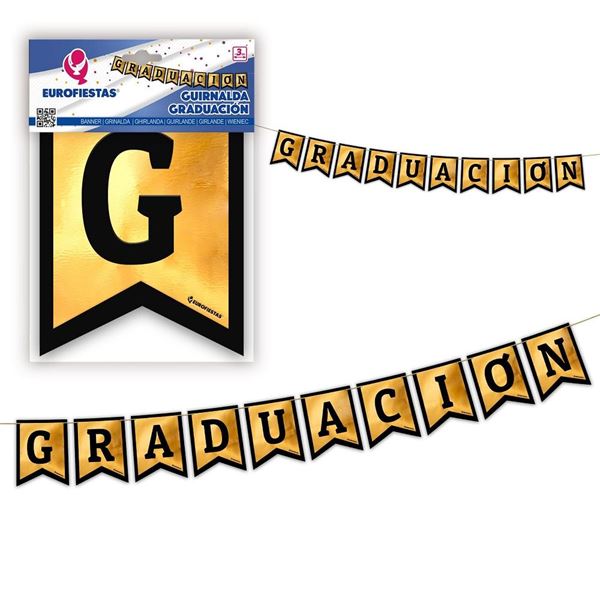 Imagens de Guirnalda Graduación cartón (3m)