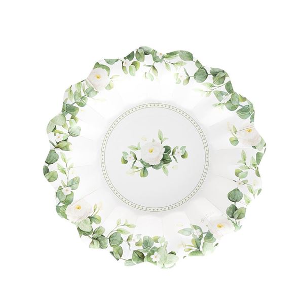 Imagens de Platos Hondos Flores Románticas cartón 24cm (8)