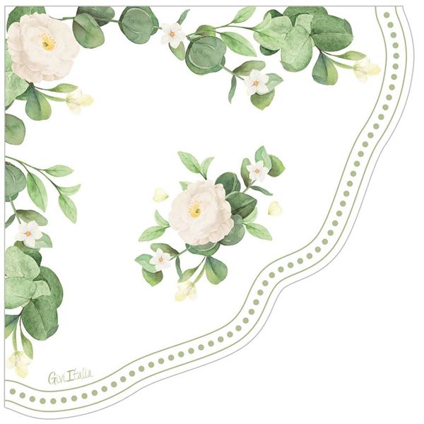 Picture of Servilletas Flores Románticas papel (16)