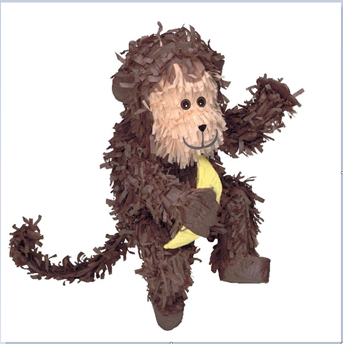 Imagens de Piñata Mono 3D Golpear 58cm
