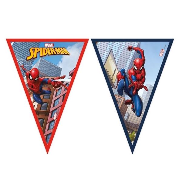 Imagen de Banderín Spiderman Marvel papel (2,3m)