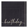 Imagens de Servilletas Nude y Negro Birthday Originales papel 25cm (16 unidades)