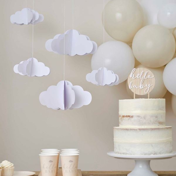 Picture of Decorados Colgantes Nubes Blancas