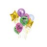 Imagen de Globos 60 Años Felices Látex y Foil (10 unidades)