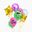 Imagens de Globos 60 Años Felices Látex y Foil (10 unidades)