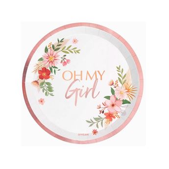 Imagen de Platos Oh My Girl cartón 17cm (8)
