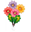 Picture of Bouquet de Globos Flores y Hojas