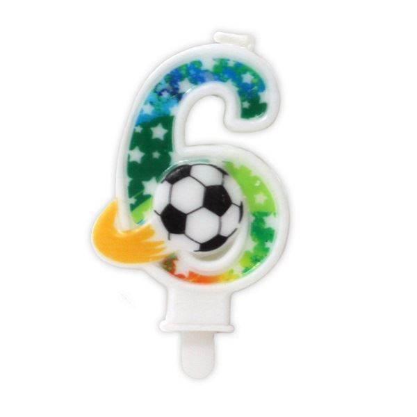 Imagen de Vela Número 6 Fútbol