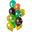 Imagen de Bouquet de Globos Dinosaurios Colores (12 unidades)