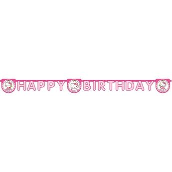 Imagen de Guirnalda Hello Kitty Feliz Cumpleaños (2m)