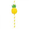 Imagen de Pajitas Fresa y Piña papel 20 cm (6 uds)