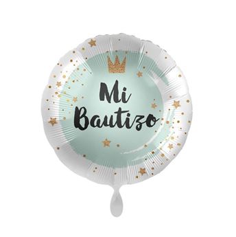 ❤️ Vela o cirio para Bautizo personalizada y decorada celeste