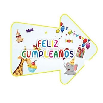 Imagen de Carteles Dirección al Cumpleaños (3 unidades)
