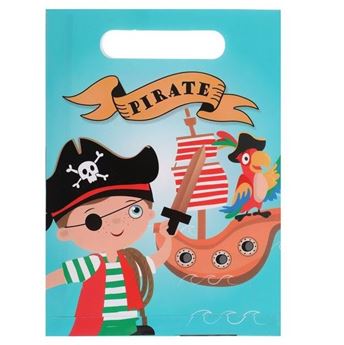 Imagen de Bolsas Chuches Piratas Cumpleaños papel (10 uds)