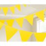 Imagen de Banderín Amarillo Triángulos papel (4,5m)