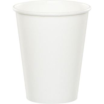 Imagen de Vasos Blancos cartón (8 unidades)