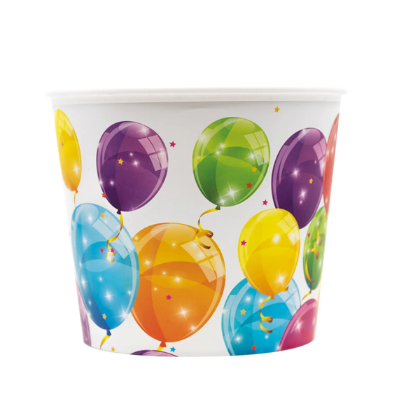 Imagen de Cubo de Palomitas Globos reutilizable 2,2L