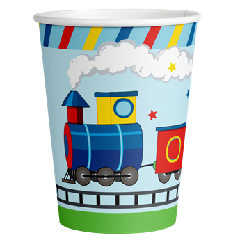 Picture of Vasos Tren de Vapor Infantil cartón (8 unidades)