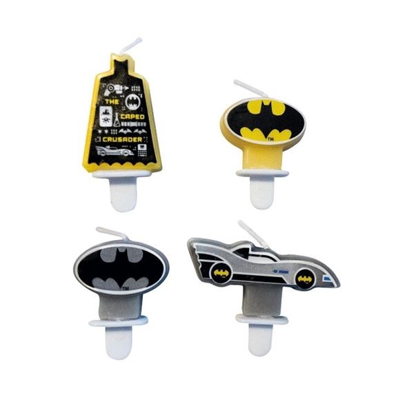 Imagen de Velas Batman Tarta (4 uds)