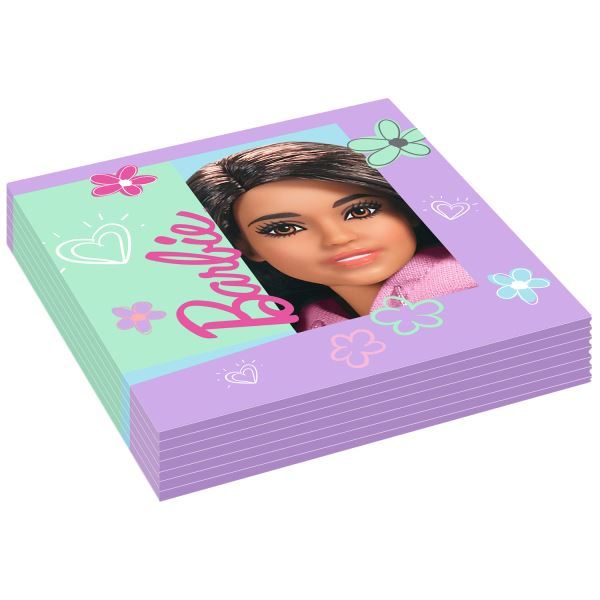 Imagen de Servilletas de Barbie Sweet Mattel (16 uds.)