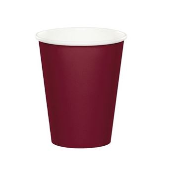 Imagens de Vasos Burdeos Celebrations cartón (24 unidades)