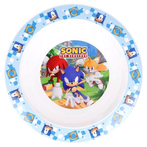 Imagen de Bol de Sonic Kids Plástico Duro Reutilizable 16cm