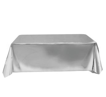Imagen de Mantel Plateado Metalizado