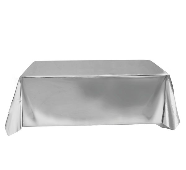 Imagen de Mantel Plateado Metalizado