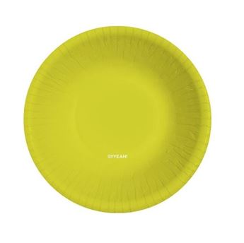 Imagen de Boles Amarillo Flúor cartón 17cm (6 unidades)