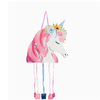 Imagens de Piñata Unicornio Iridiscente cartón (43cm)
