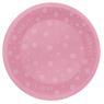 Imagens de Plato Rosa Reusable Plástico 21cm 