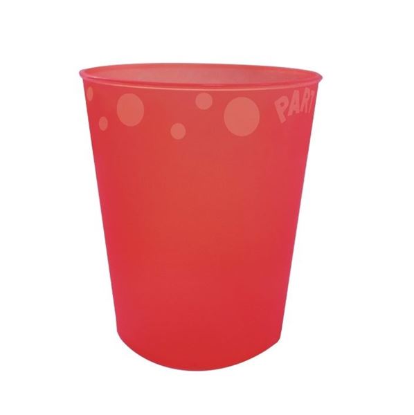 Picture of Vaso Rojo de Plástico Reutilizable 250ml (1 unidad)